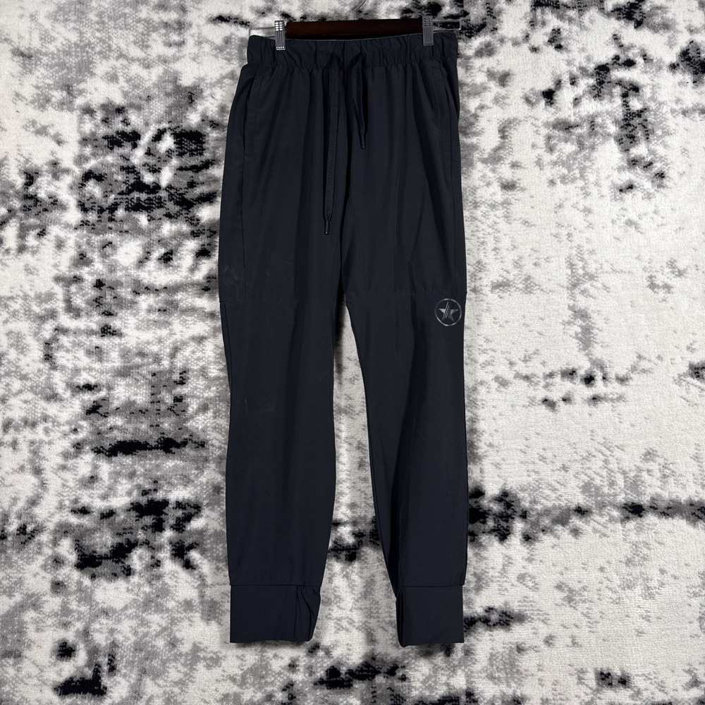 Savage Barbell Jogger Mens‎ Size Small Black Tapered Gym Training Active